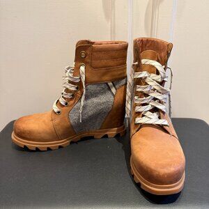 Sorel Joan of Arctic Wedge III Lexie Brown Boots (NL4362-243) Size 9